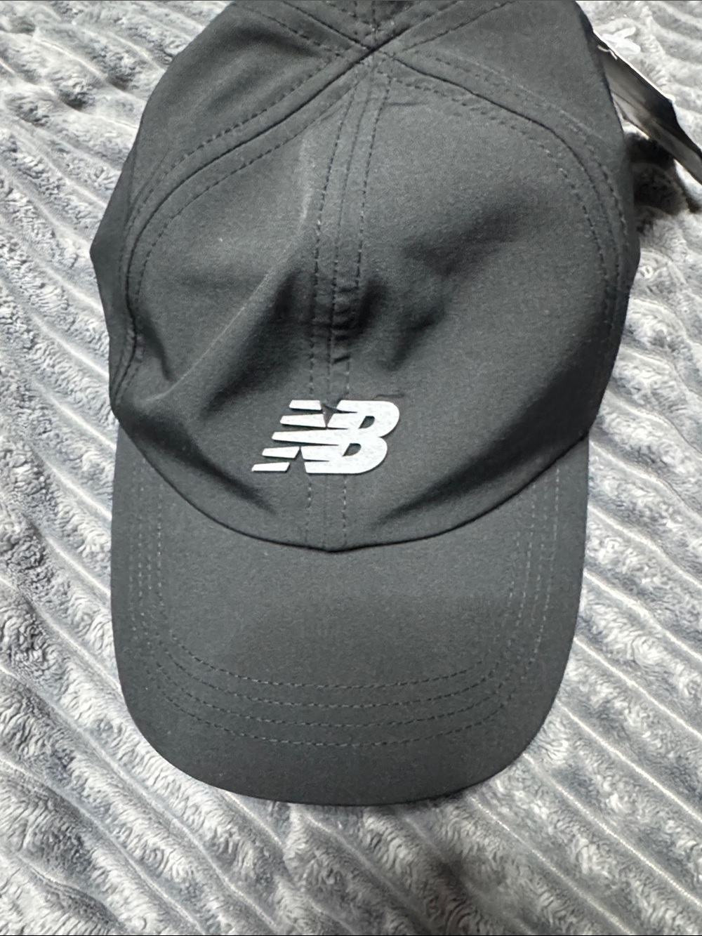 New Balance Black Cap with White Logo